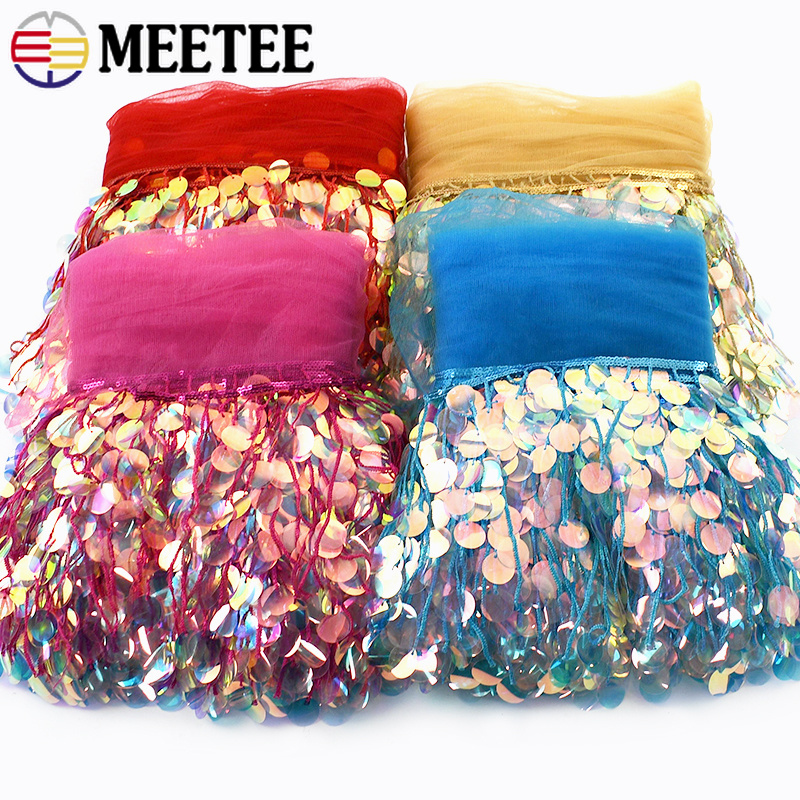 ลูกไม้แต่งขอบพู่ประดับเลื่อมแล - Beaded Trim Fringe บทวิจารณ์และราคา
