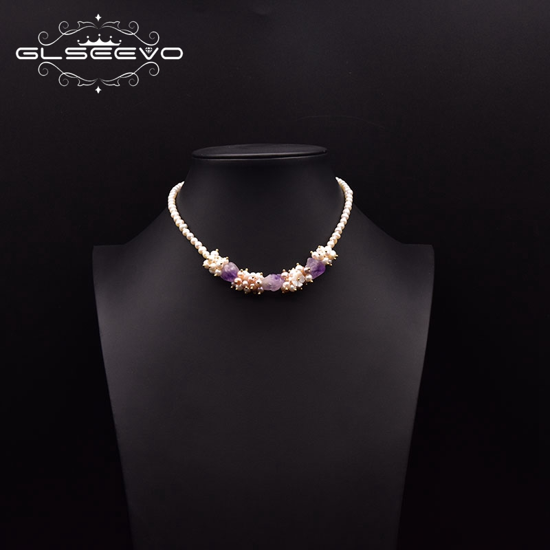 GLSEEVO ไข่มุกน้ําจืดธรรมชาติส - Pearl Trim Chain บทวิจารณ์และราคา